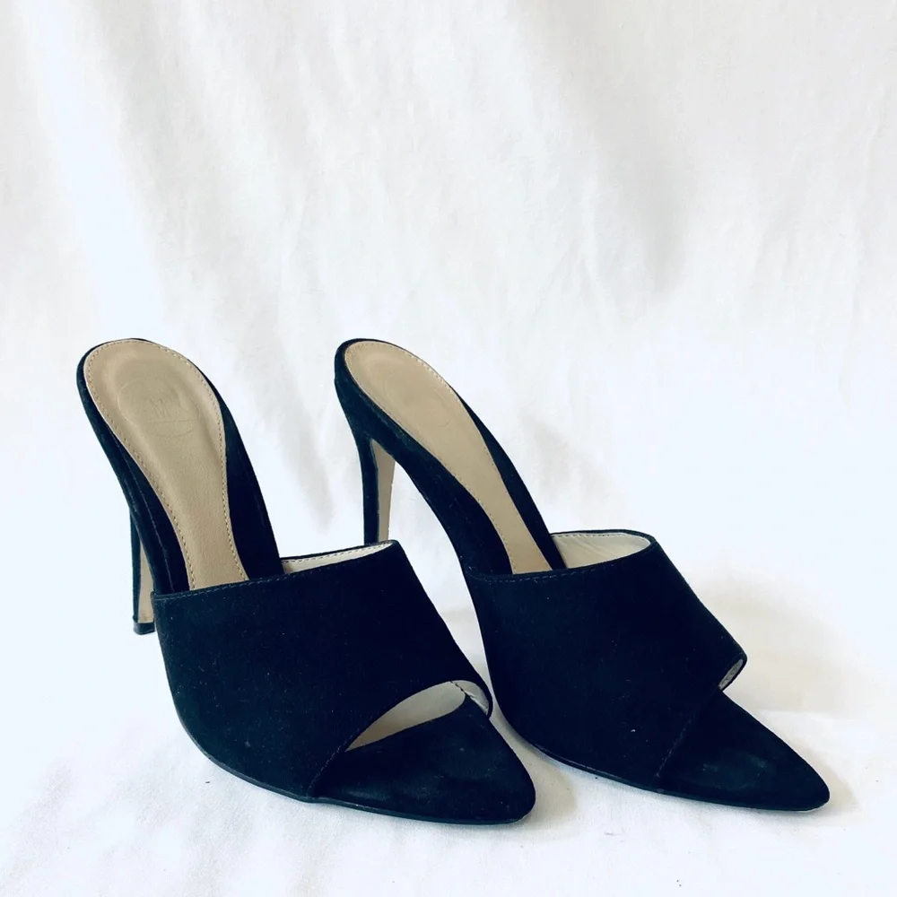 Tony Bianca “style” black‎ heels sz 8